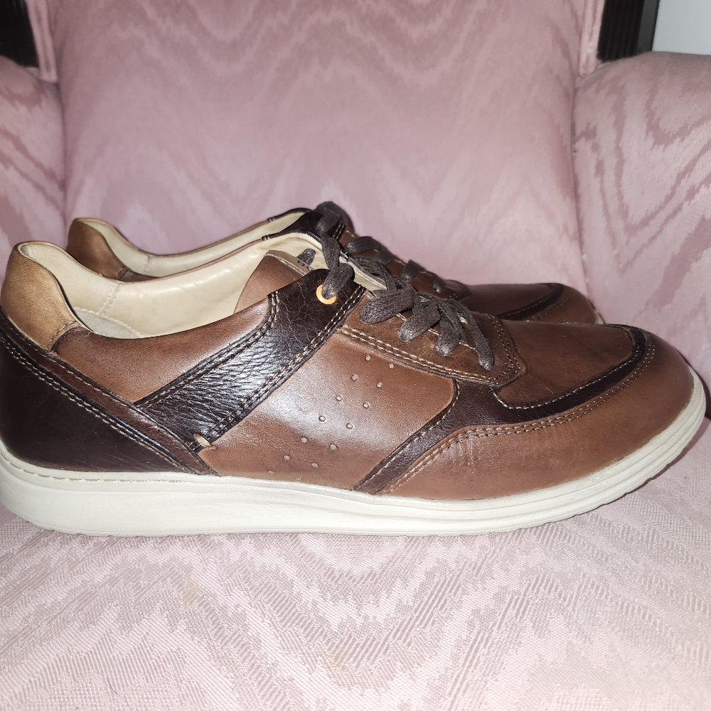 Samuel Hubbard Classic Brown Leather Men's Sneakers